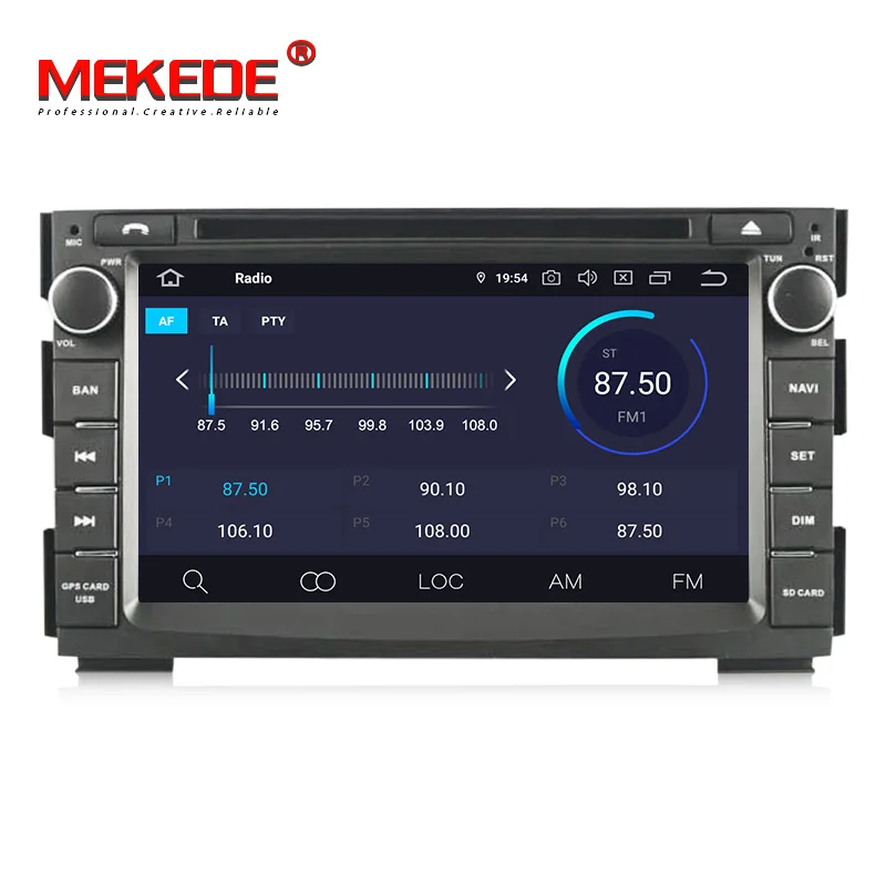 Top Android 9.0 4+64G car multimedia dvd player For KIA Ceed 2009 2010 2011 2012 auto radio GPS Navigation rear camera 2