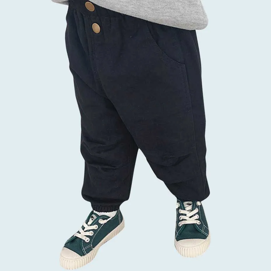 

Pants For Boy Loose Straight Baby Boys Pants Fashion Double Buttons Kids Trousers Boys Autumn Casual Pants For Toddler Boys