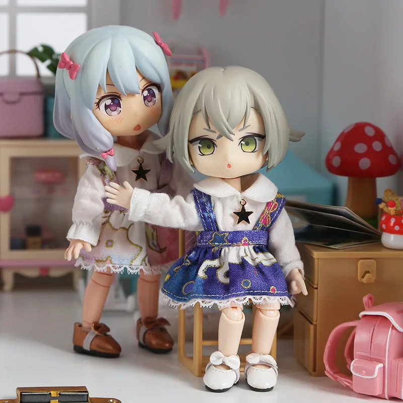 Ob11 кукла без бретелек одежда 1/12 BJD кукла платье красивый узел свинья мини салон GSC аксессуары для тела Детский новогодний подарок