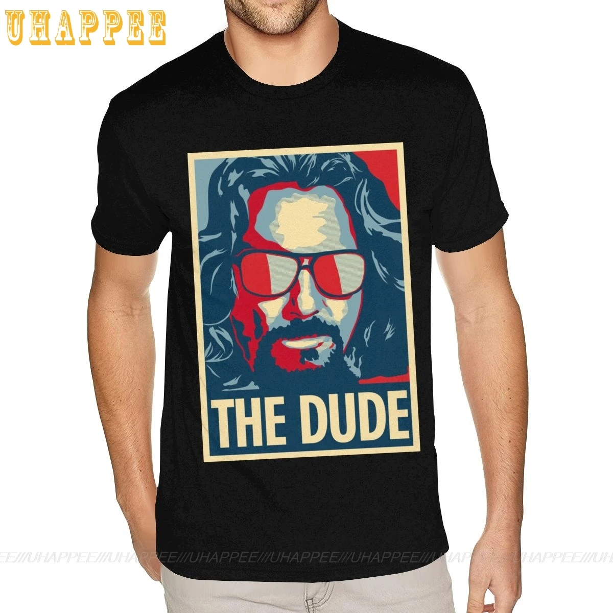Большая футболка Lebowski мягкая мужская большого размера Мужская брендовая одежда