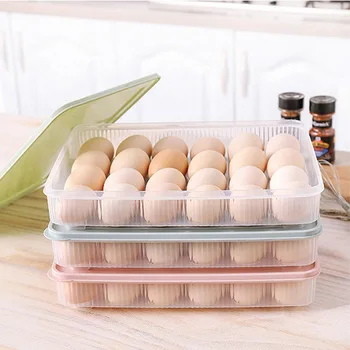 

Refrigerator Egg Box Put Egg of Freshness Storage Box Home-dan qi Plastic Frame of 24 ge Egg Tray Egg Shelf