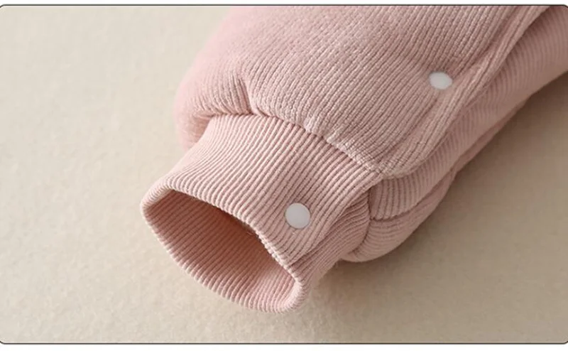 CROAL CHERIE  Newborn Baby Clothes Cute Rabbite Ear Baby Girls Romper Baby Warm Clothing  Warm Fur Fleece Romper For Baby Boys  (8)
