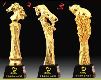 

bullish Venus is a pig world's cup Oriental pearl glory Ordered by the factory Like the English word trophy Gold plated Free to