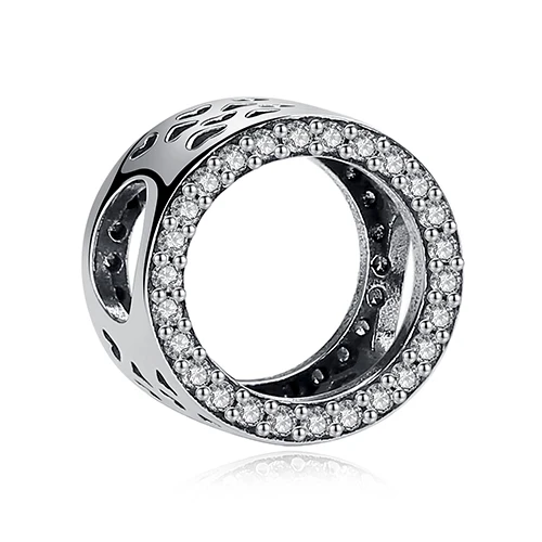 PY1870 ELESHE, браслет Pandora, 925 пробы, серебряный, Круглый, Хрустальный, мир, клевер, цветок, сердце, бусины, сделай сам, ювелирное изделие - Цвет: PY1870