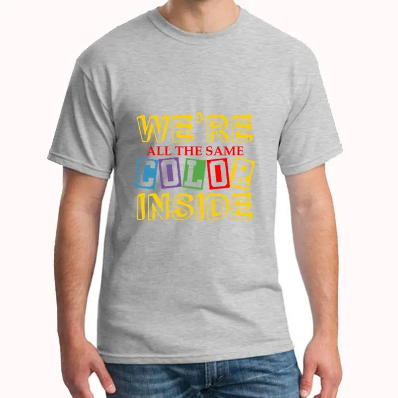 

personalized We're All The Same Color Inside Black History tshirt s-55xl Comics grinch Unique homme t shirt tee