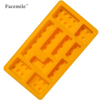 

Silicone Cake Chocolate Mould 10 consecutive building blocks chocolate mould Biscuit mould Kitchenware