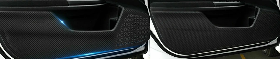 DWCX 4x Car Door Anti Kick Pad Protector Trim Cover fit for Honda Civic