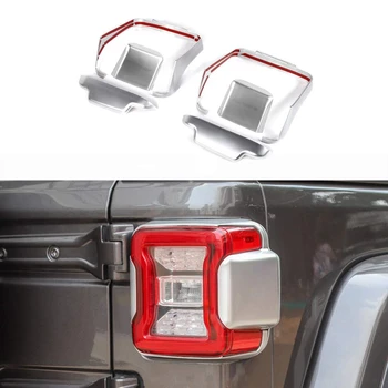 

Car Tail Light Rear Lamp Cover Decoration Sticker Frame Trim for Jeep Wrangler JL 2018 2019 Interior Mouldings Accessories