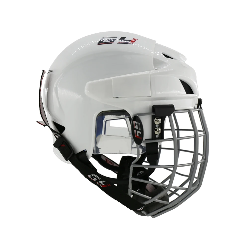 Ice Hockey Helmet Kids Sports Safety Top Equipment Pp Shell Full Face