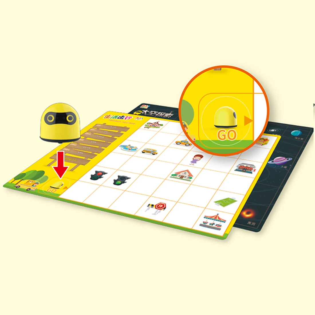 price reduction High Recomend 1 Pcs Programmed Robot Car Kit Steam Early Education Learning Ai Programming Toy With