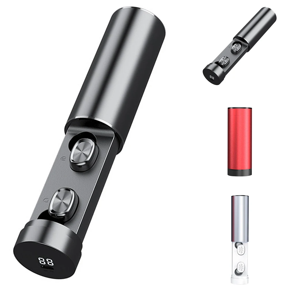 Bluetooth 5 0 TWS Wireless Touch Control Headset LED Power Display Waterproof Sweat proof 8D HIFI Sounds Sports Earphones