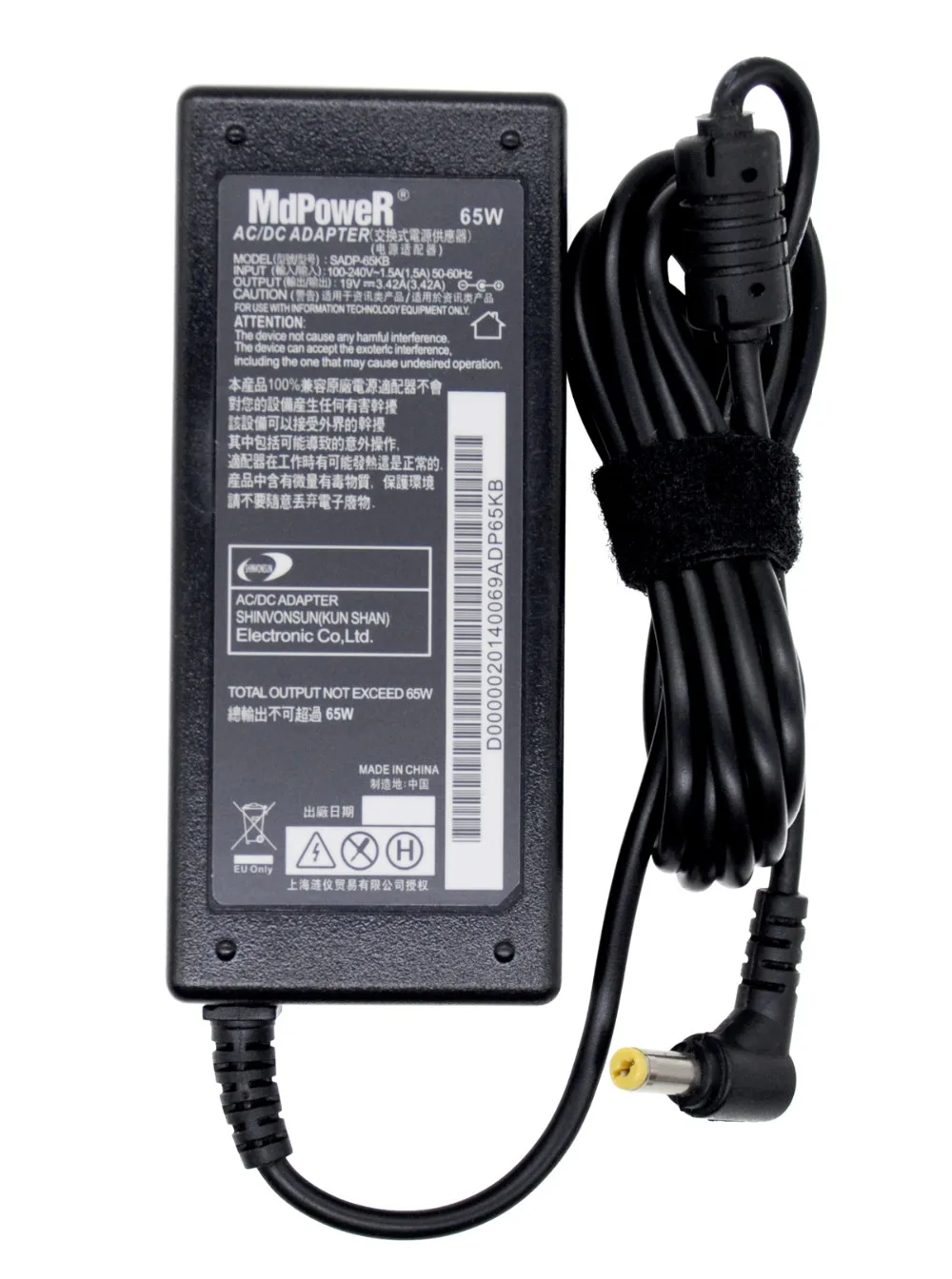 alimentação carregador para acer A11-065N1A ADP-65VH b ADP-65 PA-1650 1700-02