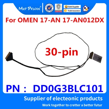 

NEW original 17.3" Laptop LCD FHD Video Cable G3B GHD +NOrmal Camera cable For HP OMEN 17-AN 17-AN012DX DD0G3BLC101 30-pin