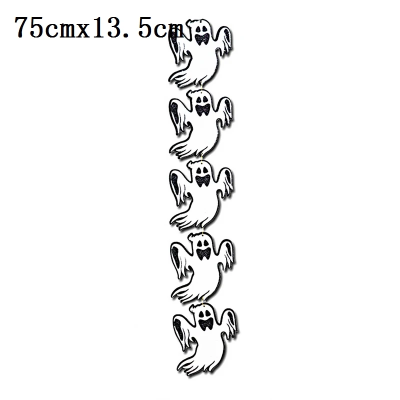 Dozzlor украшение на Хэллоуин Висячие бирки бумажные двери окна Тыква Висячие полоски Хэллоуин творческие вечерние реквизит для фестиваля - Цвет: 12
