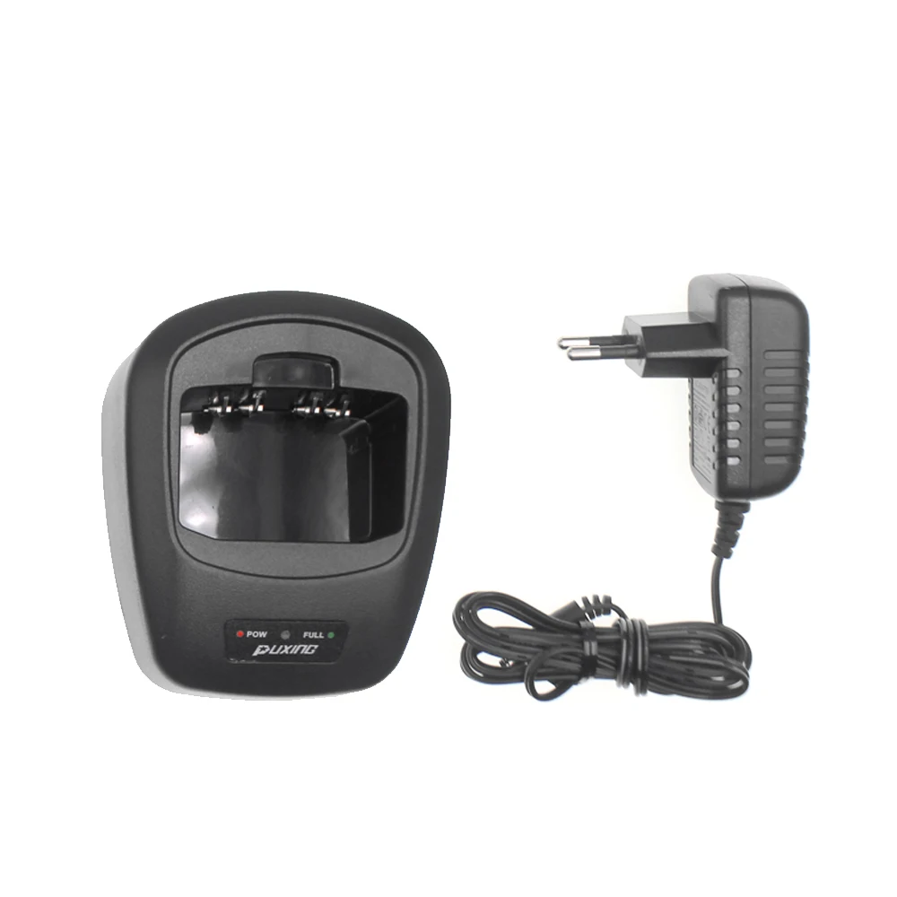 Desktop Charger AC Adapter for Puxing PX-888K PX-UV973 PX-777 PX-328 PX-728 PX-888 VEV-3288S Handheld Transceiver