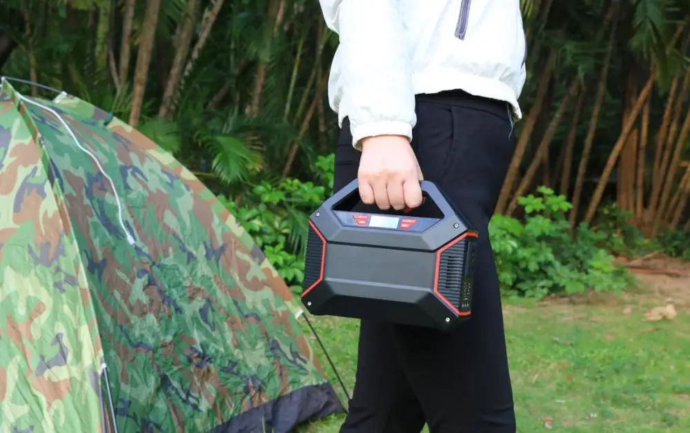 42000Mah Портативная литиевая электростанция с AC 110V 220V DC USB аварийный источник питания портативный Солнечный портативный генератор