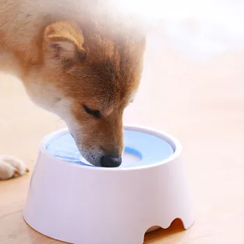 

Portable Pet Dog Bowls Floating Not Wetting Mouth Cat Bowl No Spill Drinking Water Feeder Plastic Dog Bowl Support Dropshipping