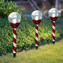 2 шт. Рождественский солнечный светильник s Открытый садовый светильник s водонепроницаемый солнечное украшение светильник высокое качество и абсолютно