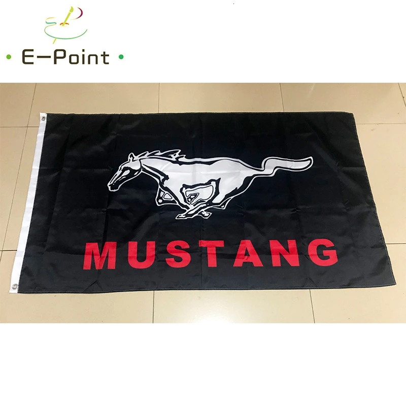 Автомобильный флаг Ford Mustang 2 фута* 3 фута(60*90 см) 3 фута* 5 футов(90*150 см) размер рождественские украшения для домашнего флага баннер подарки