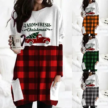 plus size red christmas tops