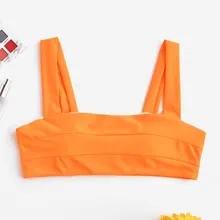 ZAFUL бикини с широкими бретельками и неоновой подкладкой