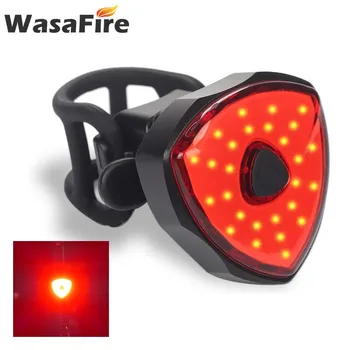 

Smart Sensing Brake Bike Light USB Rechargeable Rear Back Lights COB LED Safety Warning Lamp Cycling Flashlight Accessories