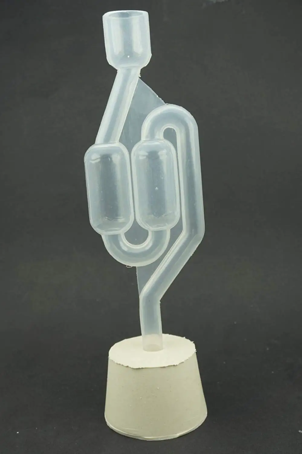 Twin Bubble Airlock Vent Sbubble Home Brew Fermenter Air Lock & Bung