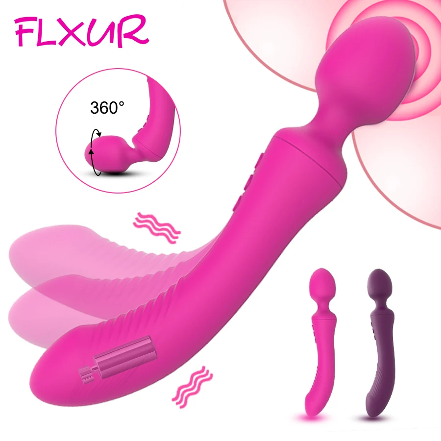 FLXUR Powerful AV Vibrator Sex Toys for Woman Magic Wand Clitoris Stimulator G Spot vibrating Female Masturbator Products | Красота и