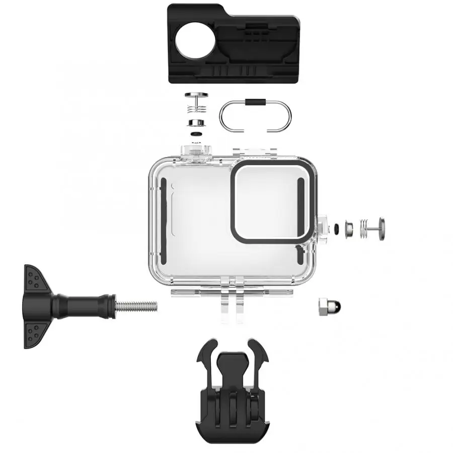 Для Gopro Hero8 Защита камеры движения 45 м водонепроницаемый корпус клетка корпус для дайвинга Серфинг Плавание катание на лыжах Велоспорт