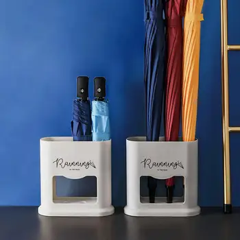 

4 Holes Umbrella Drain Storage Rack Absorbent Anti-slip Suction Cup Umbrella Stands Draining Can Storage Holder