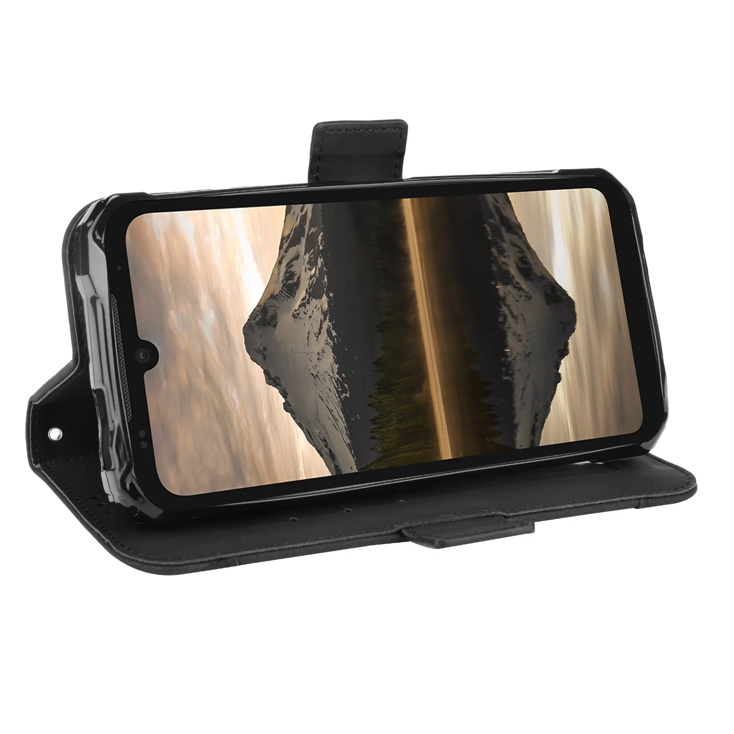 Leather Wallet Flip Case with Multi-card Slots