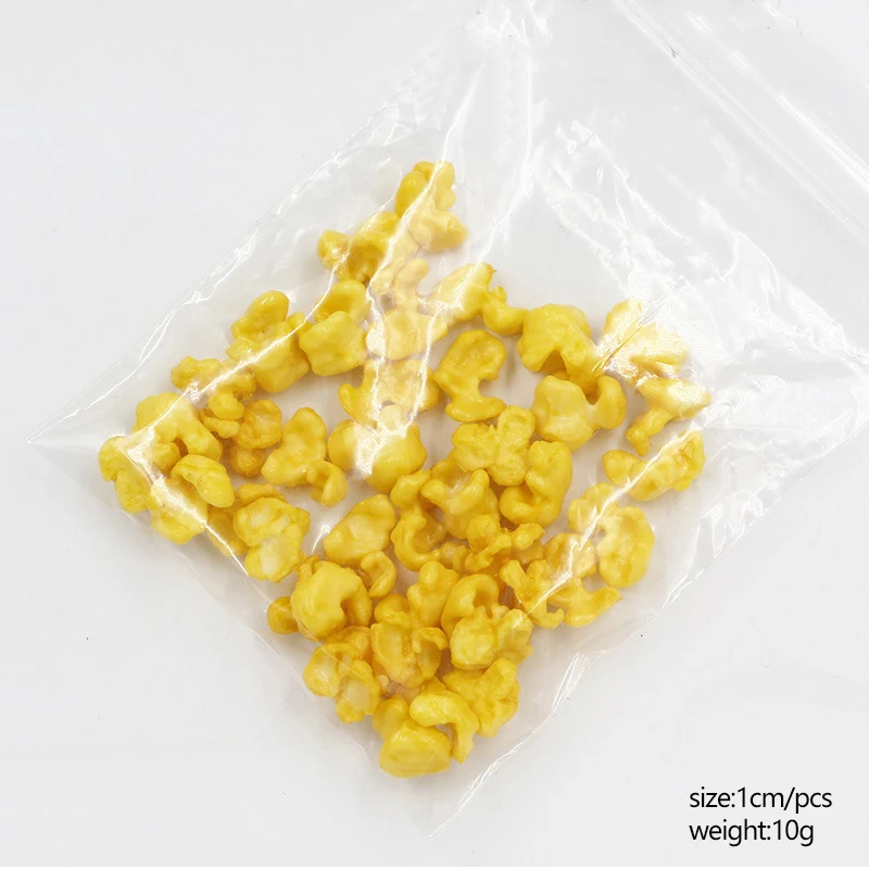 Artificial Popcorn DIY Simulated Food Play Decorations Creative Fake Popcorn Christmas Festival Party Home Decor Supplies