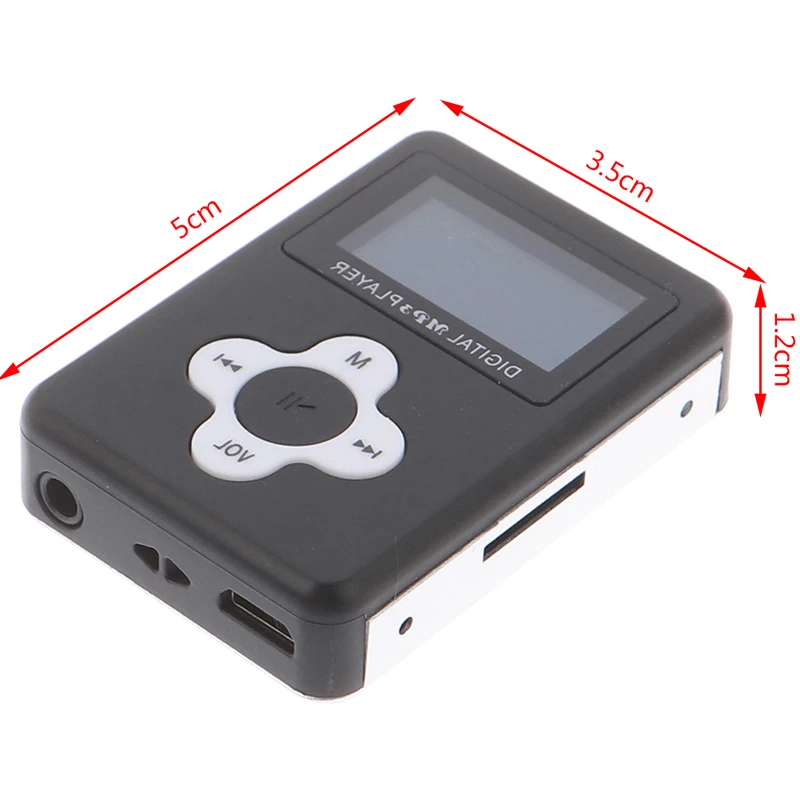 Прекрасный USB мини MP3-плеер ЖК-экран Поддержка 32 ГБ Micro SD TF карта walkman MP3-плеер Мини Прямая Новое поступление