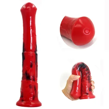 Huge Horse Dildo Realistic Animal Dildos, Liquid Silicone Fake Big Long Penis Artificial Giant Dick Didlo For Women Sex Toys. 2