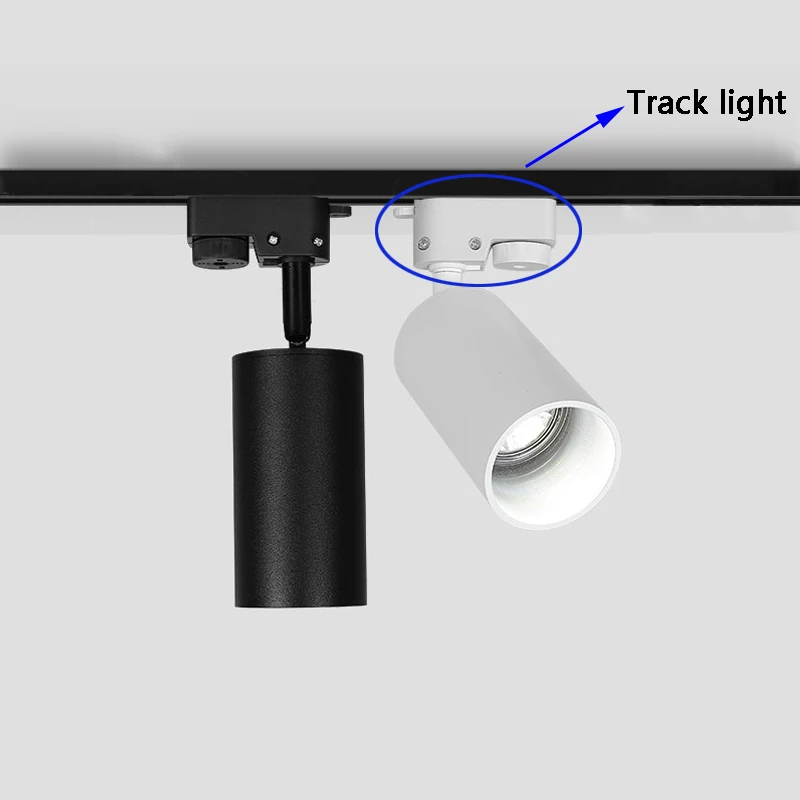 Светодиодный настенный светильник GU10 лампочка Трековый черного/белого цвета для