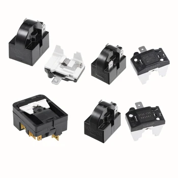 

uxcell 1Pcs Refrigerator PTC Starter Relay 12-22 Ohm 2-4 Pin Thermal Overload Protector 1/2HP 1/3HP 1/4HP 1/6HP Low Profile