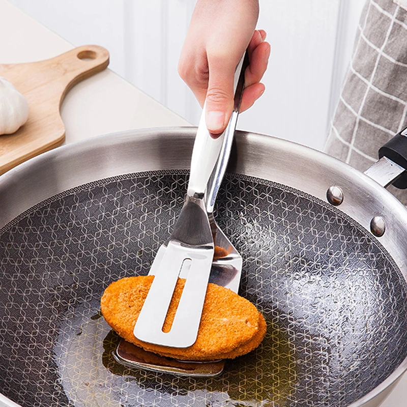 Kitchen BBQ Bread Utensil Set Barbecue Tong Fried Steak Shovel Shovel Clamp for Pancake Spatula