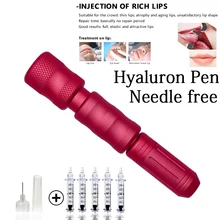 0,3 МЛ красная гиалуроновая кислотная ручка-распылитель пистолет для инъекций гиалуроновой кислоты пистолет для удаления морщин против старения лифтинга губ высокого давления
