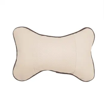 

Universal Car Neck Pillows Pvc Leather Breathable Mesh Auto Car Neck Rest Headrest Cushion Pillow Car Interior Accessories