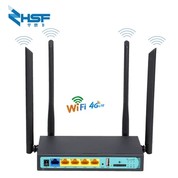 

4g LTE wifi router 300 Mbps wifi industrial wireless router CAT4 CPE wireless router with SIM card slot supports 32Wifi users