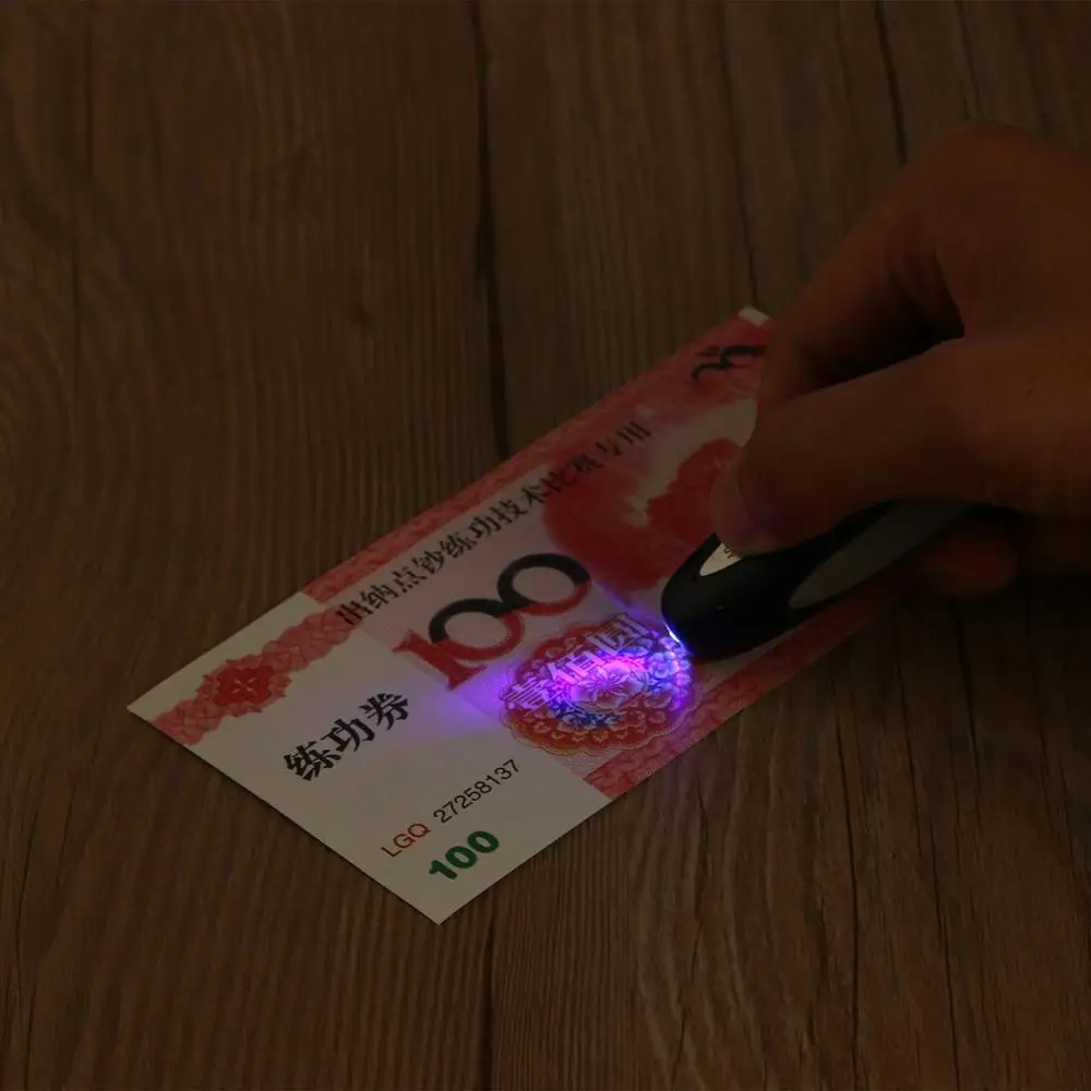 Lámpara dinero falso verificador portátil UV detector lámpara luz Kontrol