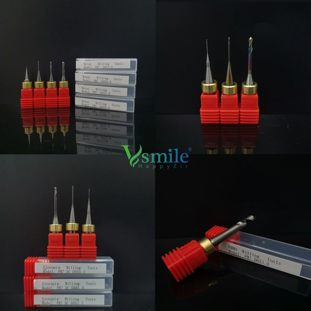 Pm7 Pm3 Carburo Di Tungsteno Ivoclar Programmill System Tool Mill Metal Pmma Zirconia