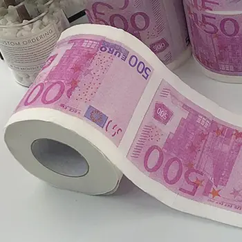 

Printing Pattern Home Bath Toilet Roll Paper Wood Pulp 2 Layers Unscented Tissue 50JF