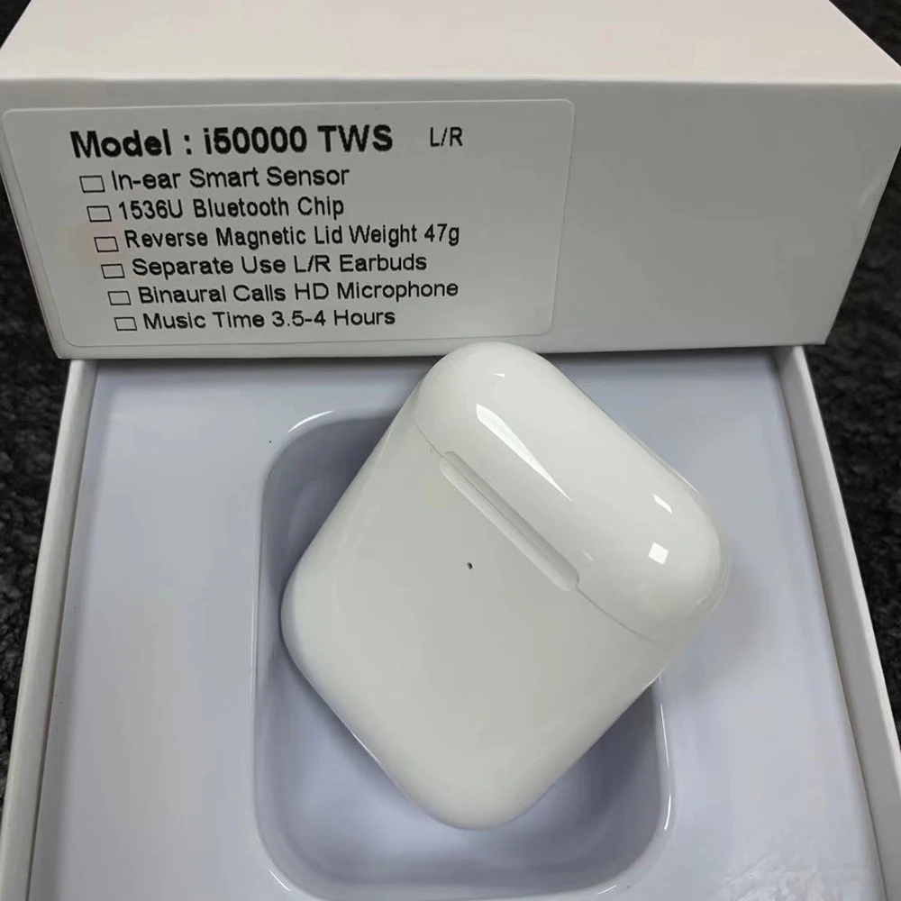 i50000-tws I50000 наушники-вкладыши TWS с 1536U чип поддерживает ios13 systemPK i10 i11 i12 i30 i60 i80 i90 i90s i100 i200 i500 i1000 i3000 i2000 i5000 i9000 i5 - Цвет: i50000-tws