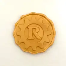 Индивидуальные инициалы печать воска штамп-Gearwheel Seaing воск штамп-пользовательское приглашение воск штамп-именной вензель восковая печать