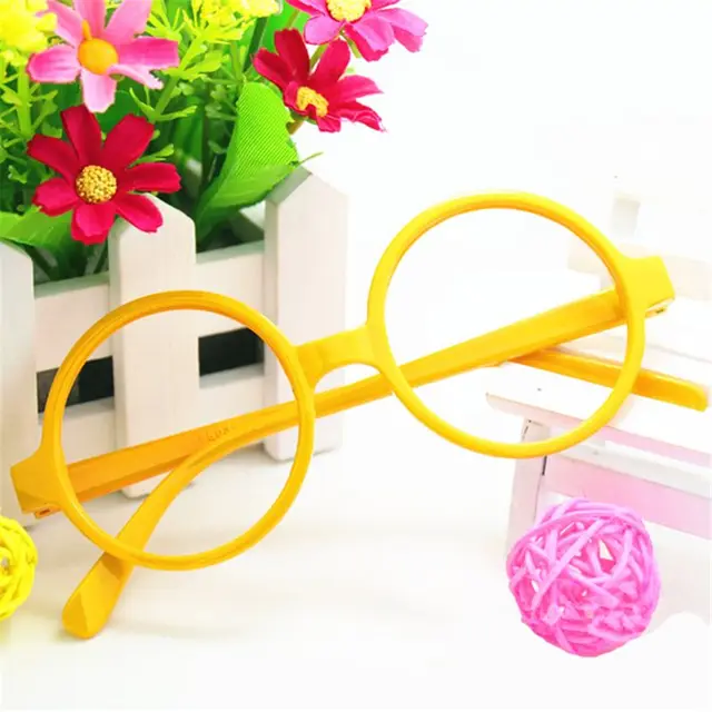 1PC Star Power HP Men Wizard Quality Round Frame Glasses 7 Colors Adults Kids Party Cosplay Props 6