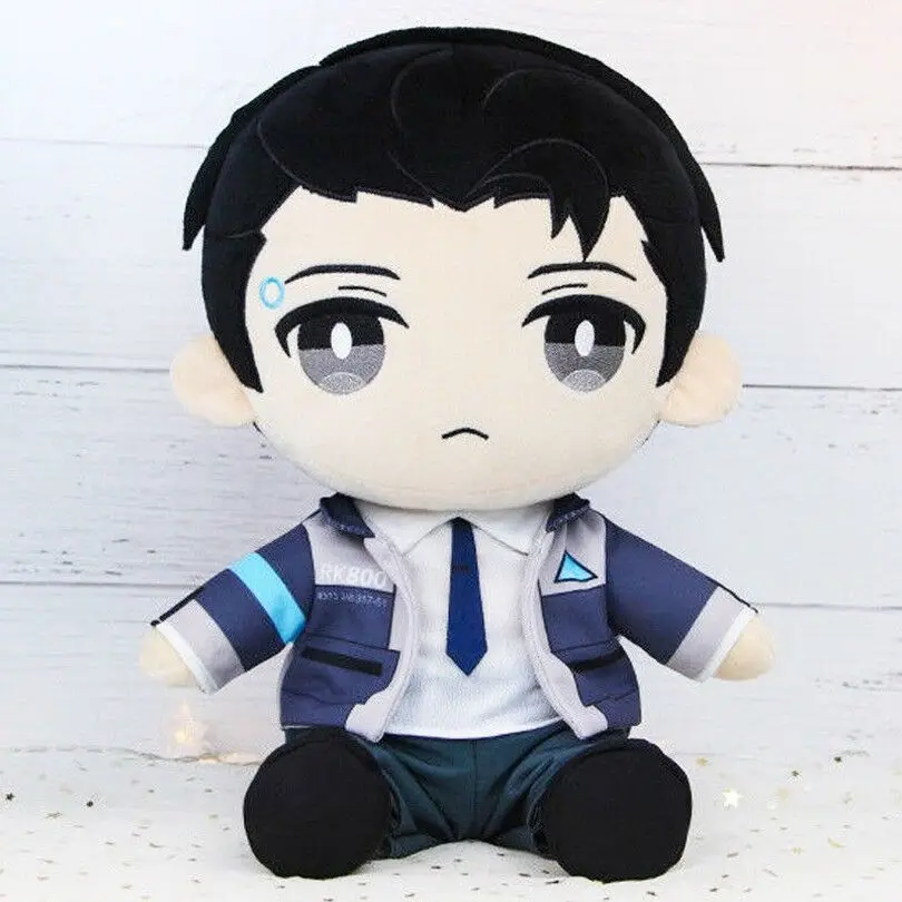 В наличии игра Detroit стать человека RK800 Коннор Мягкие плюшевые игрушки куклы аниме