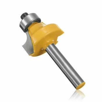 

4Pcs Router Bit 1/4 Inch Shank Round Over Bead Edge Forming Cutter Handheld
