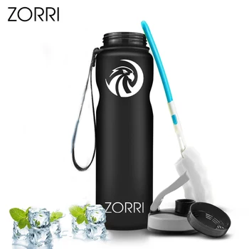 

ZORRI Shaker Sports Water Bottle Gym Yoga Cycling Tourism And Camping Thermos botellas para agua botella de agua
