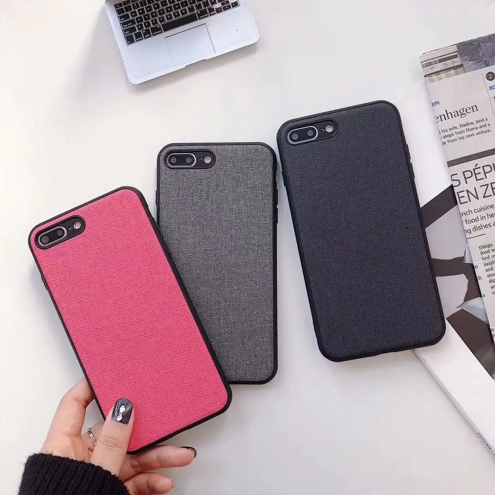 Чехол для iPhone MAX XR ультра тонкий жесткий ПК тканая ткань Текстурированная Кожа